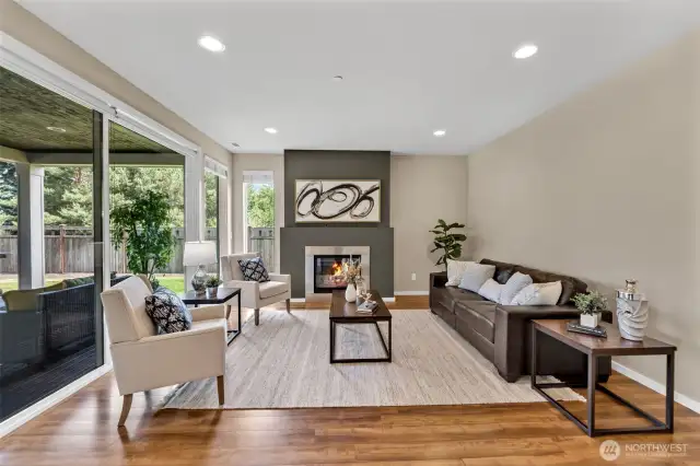 Gas fireplace