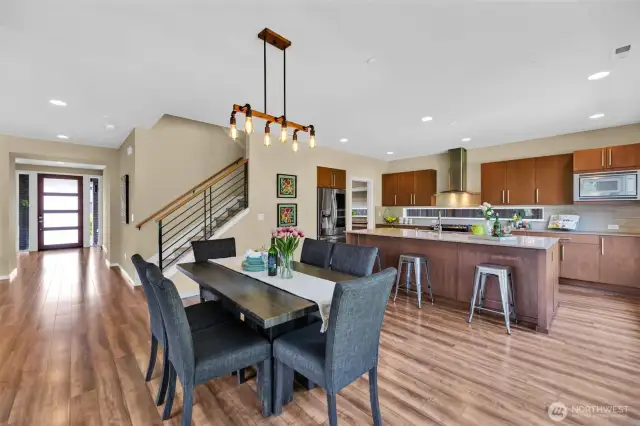 Ideal entertainment layout
