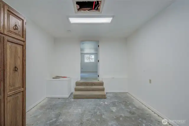 Bonus room, leading to the very private primary suite!