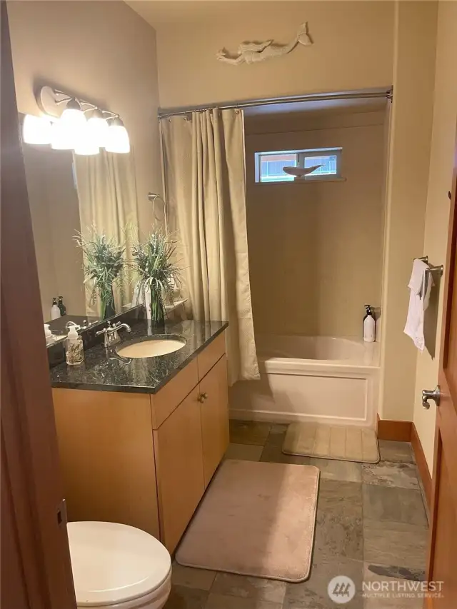 Guest bath with tub/shower