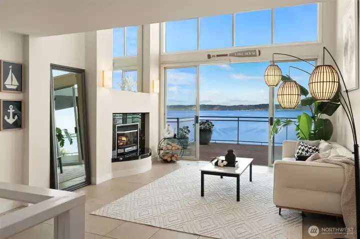 Formal living room on main level