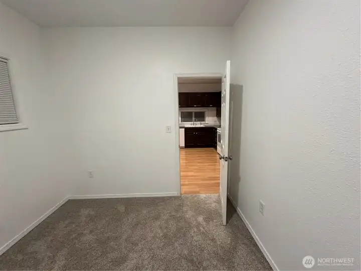 Finished room no closet but perfect for a bedroom