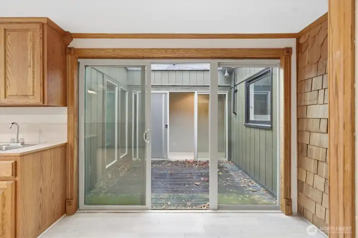 Family Room and Access to Atrium