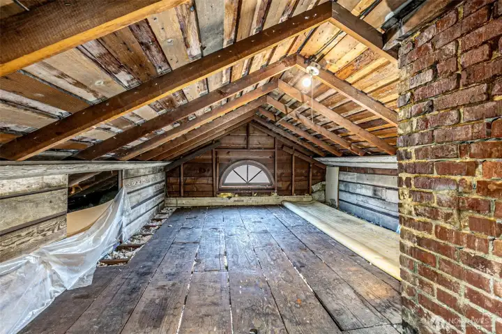 Unit A - attic space