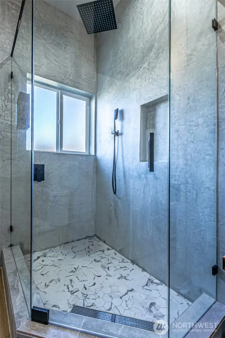 Unit B shower