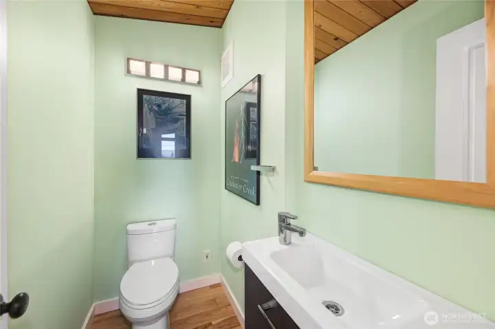 Main floor powder room.