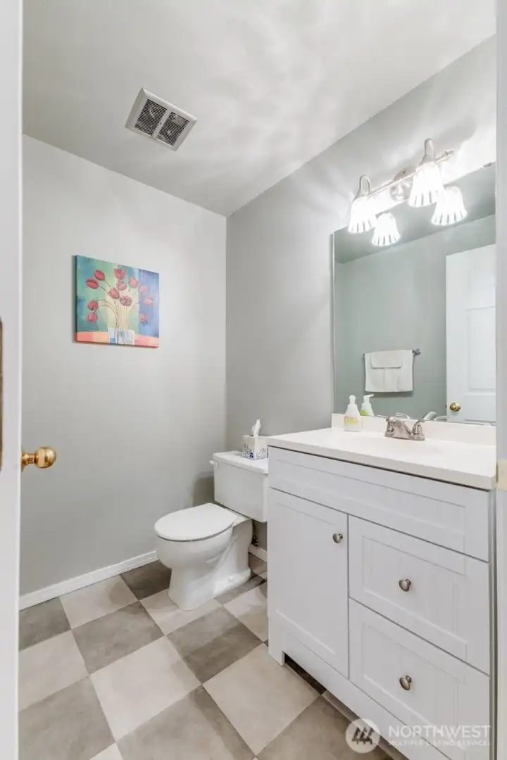 Half bath downstairs