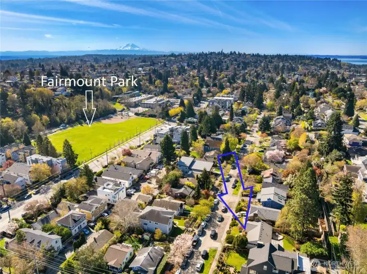 Home is located a few blocks to Fairmount Park.