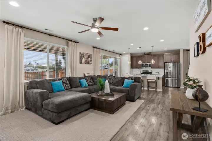 Open floor plan
