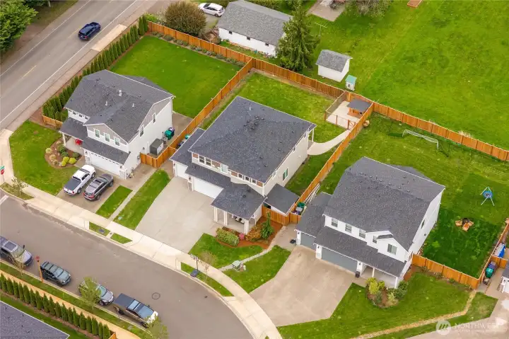 3 car garage & plenty of driveway parking