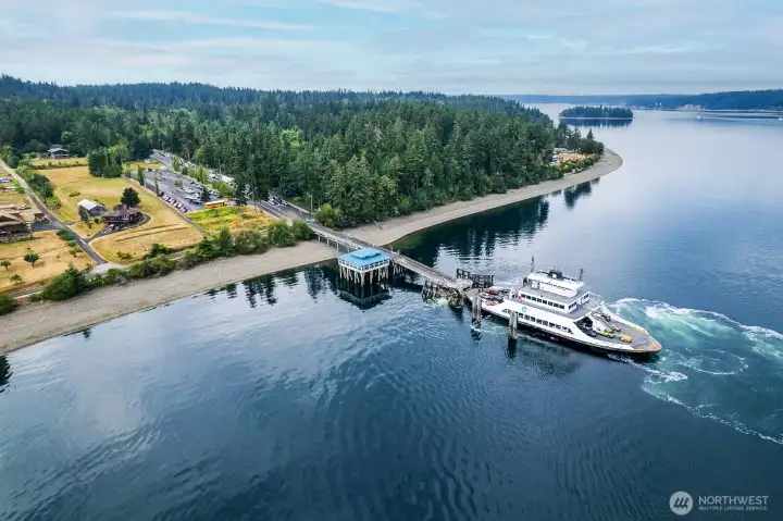 Welcome to the island. A quick 20-minute ferry ride from Steilacoom brings you to a place that feels worlds away.