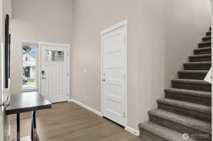 Heading to the loft with one bedroom, full bath and bonus room