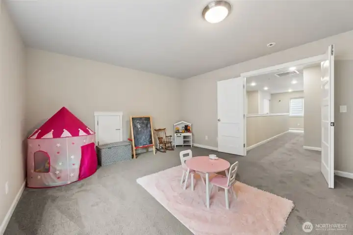 Another angle in the bonus room in the loft