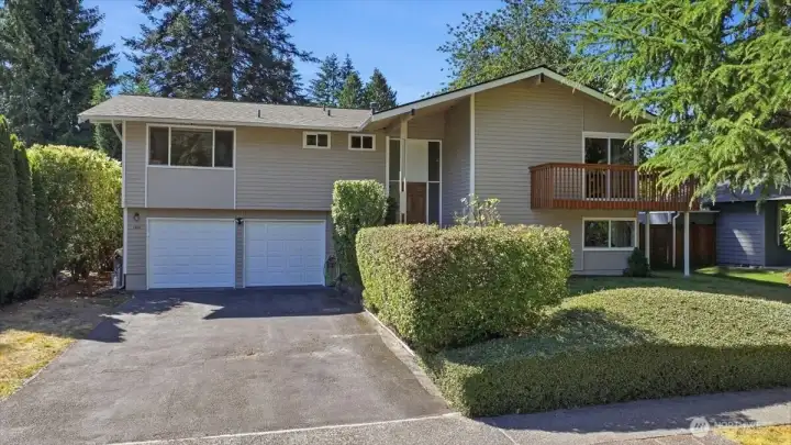 2 car garage with EV charging