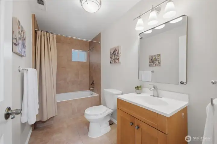 Lower level full bath