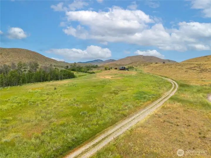 Nearly 20 private acres bordering WA State Fish & Wildlife land.