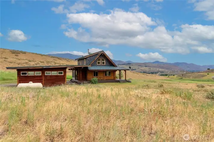 Home perfectly positioned within the nearly 20-acre setting.