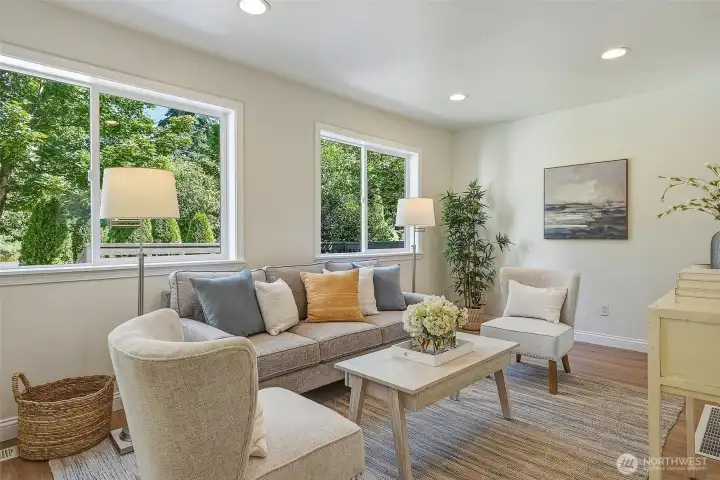 First time on the market in over 20 years. This freshly updated living room ready for its next owner