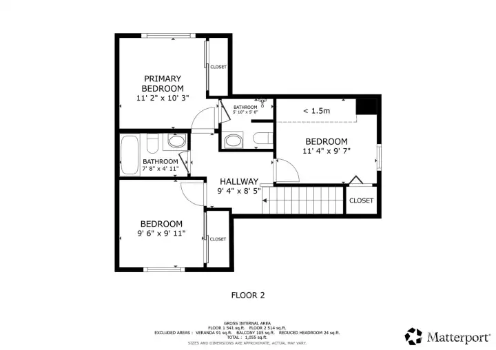 Second floor plan