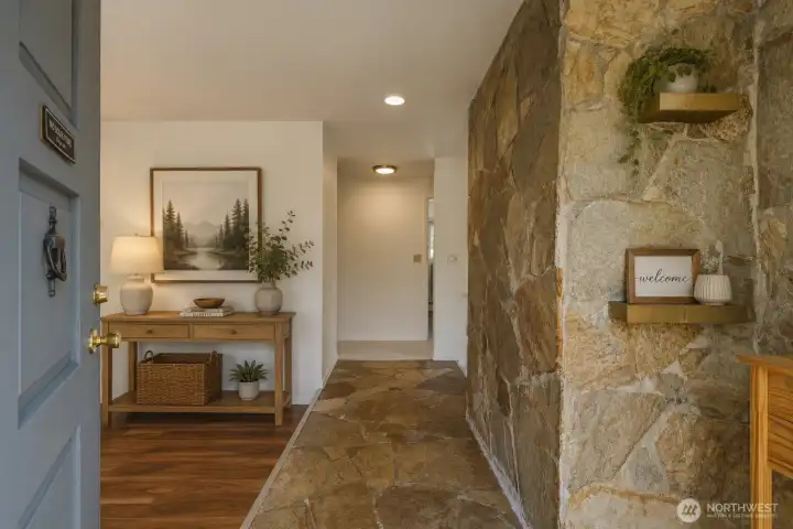 Virtually Staged - stepping in the front door. Virtually Staged - stepping in the front door.