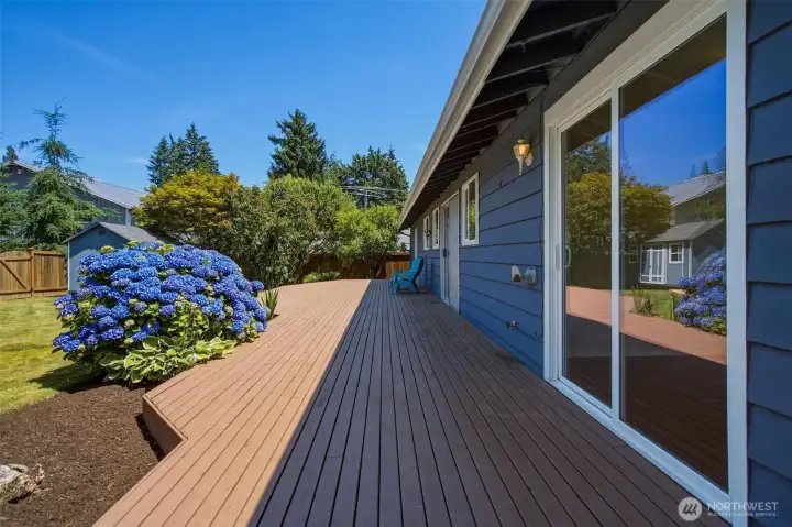 The sliding glass door from the office or 3rd bedroom. The sliding glass door from the office or 3rd bedroom.