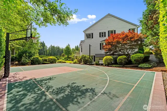 Professional Rhino sport court! This is truly an amazing home for all sizes & types of gatherings, as well as just getting away for some self-rejuvenation.