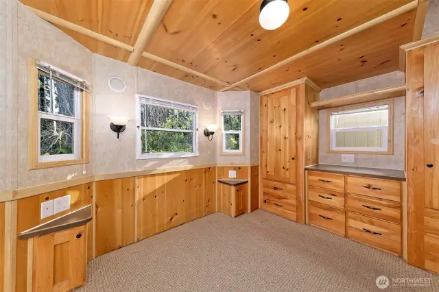 Bedroom with storage