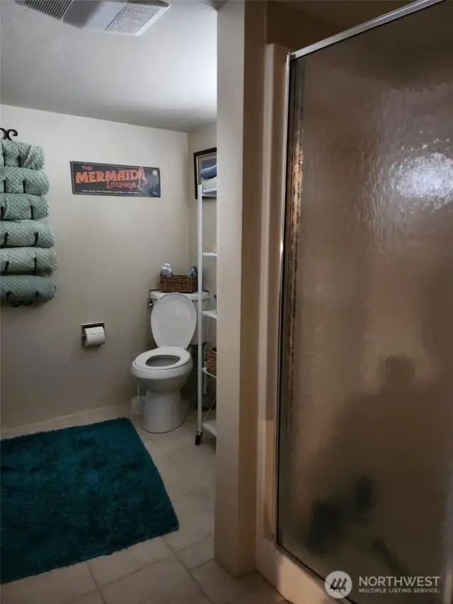 3/4 bath in basement