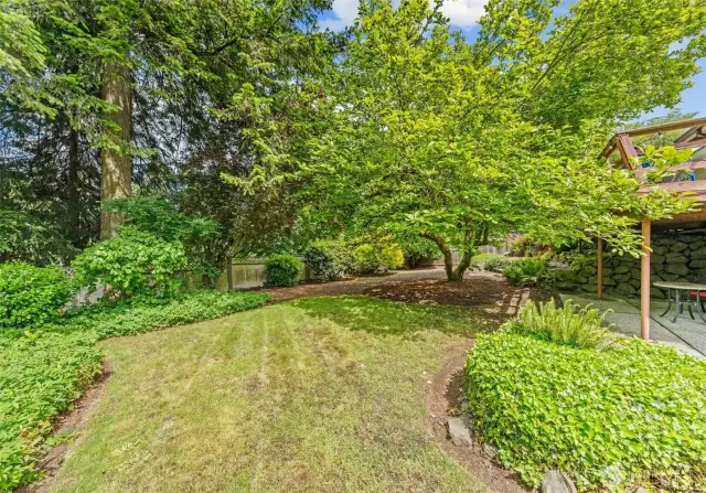 A big lawn for outdoor fun!