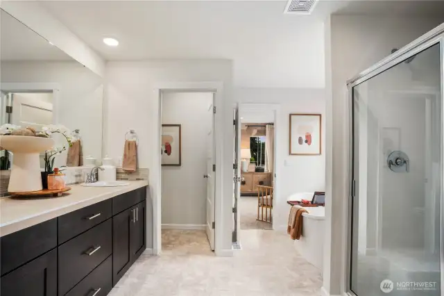 This is a general representation of floor plan and may vary from actual home constructed. Features in photos, upgrades, elevation, materials, dimensions and layout all subject to change. Photos are not of actual available home.