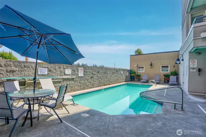 Summer Fun in the Outdoor Pool