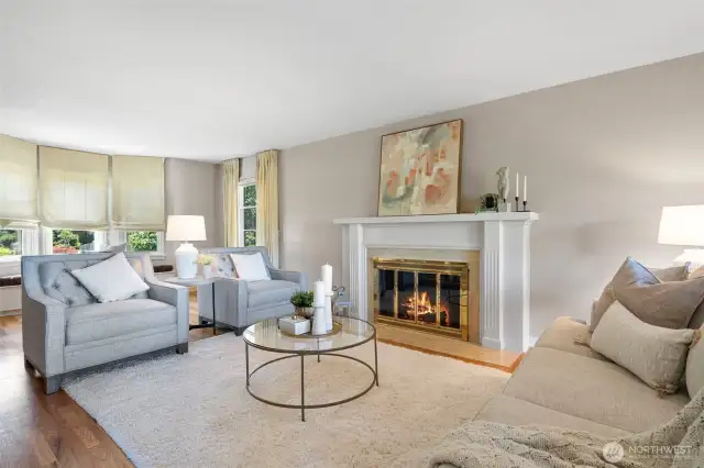Spacious Living Room allows for a variety or furniture arrangements.
