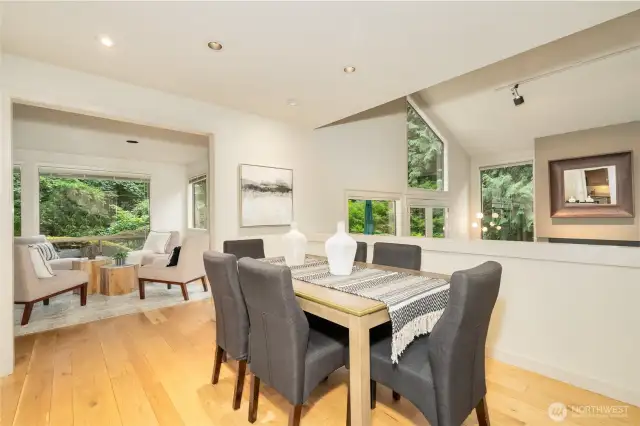 Currently a dining area, but make it your own.