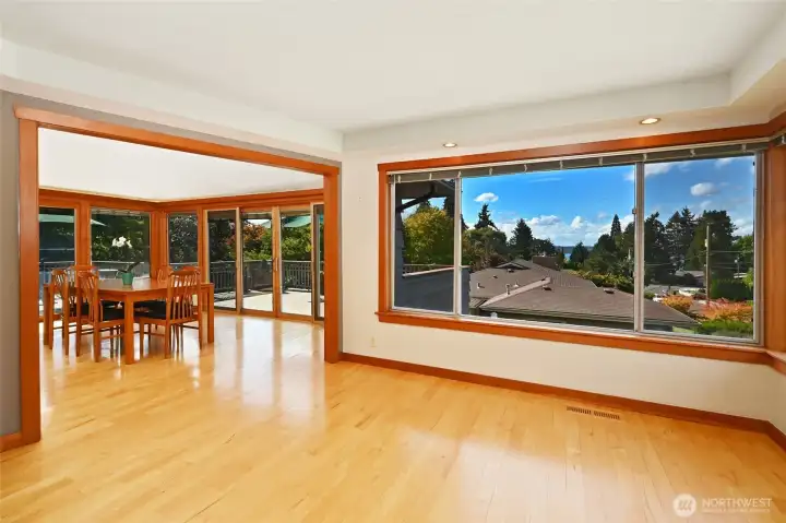 Open floor plan.