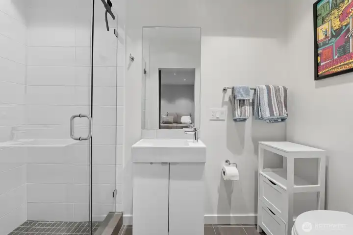 Entry level bath.