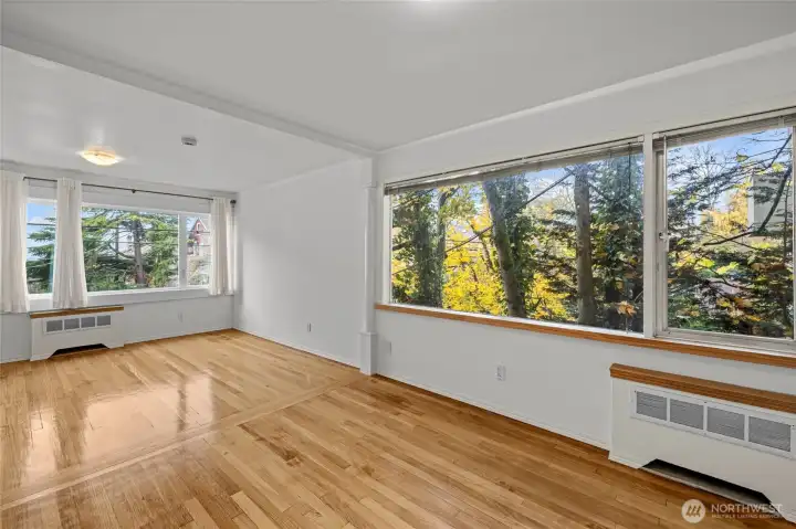 Open layout with natural light streaming in and picturesque scenery all around