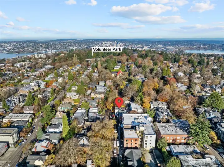 Prime location near Volunteer Park, perfect for outdoor activities and strolls