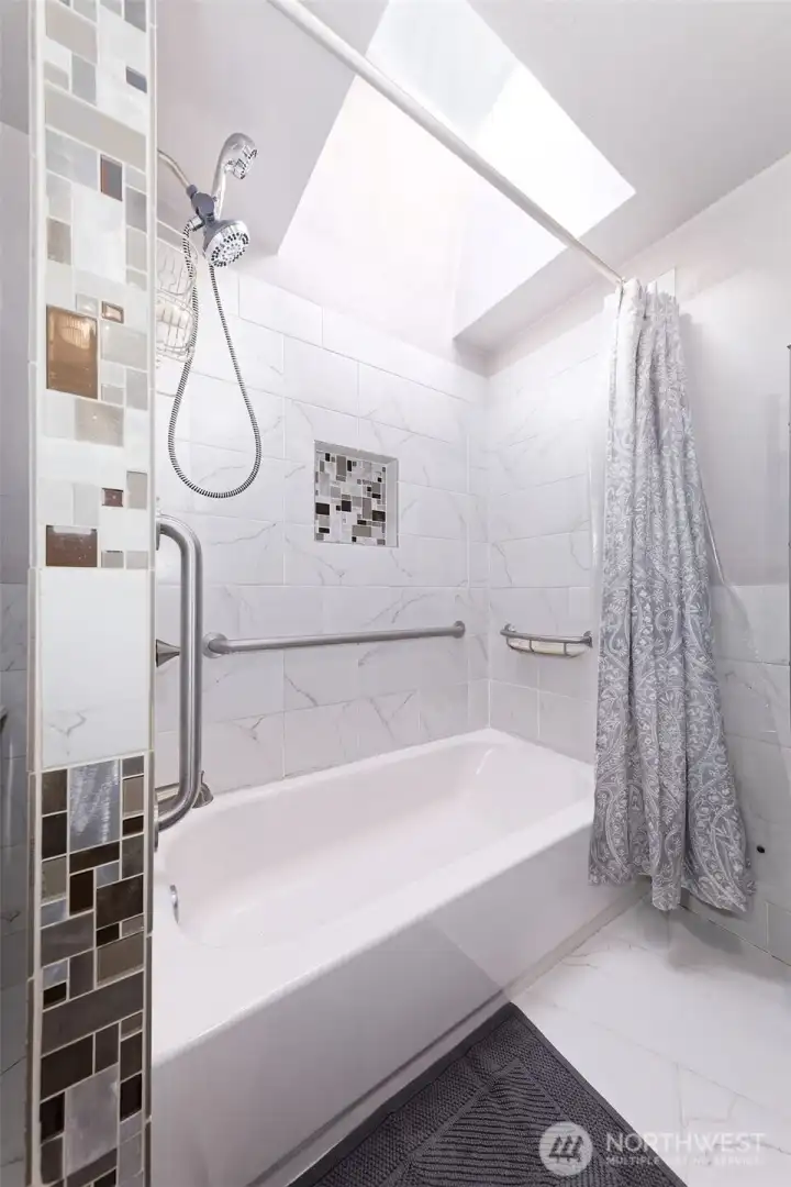 Full bath on main floor