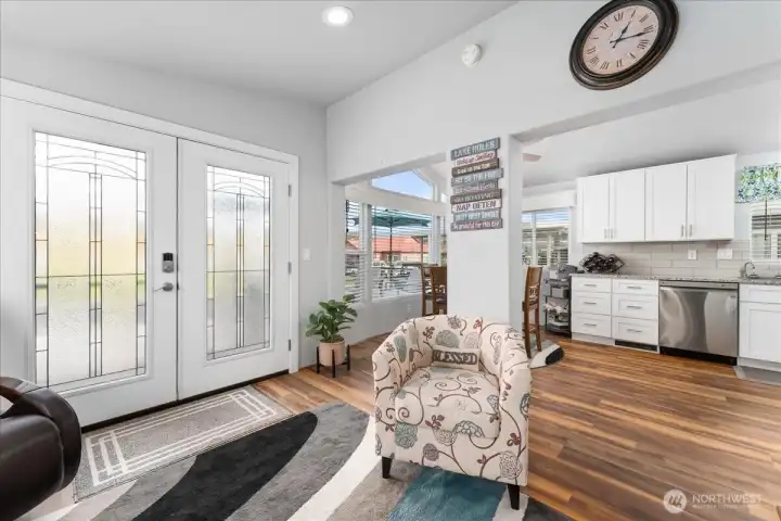 View of front entryway