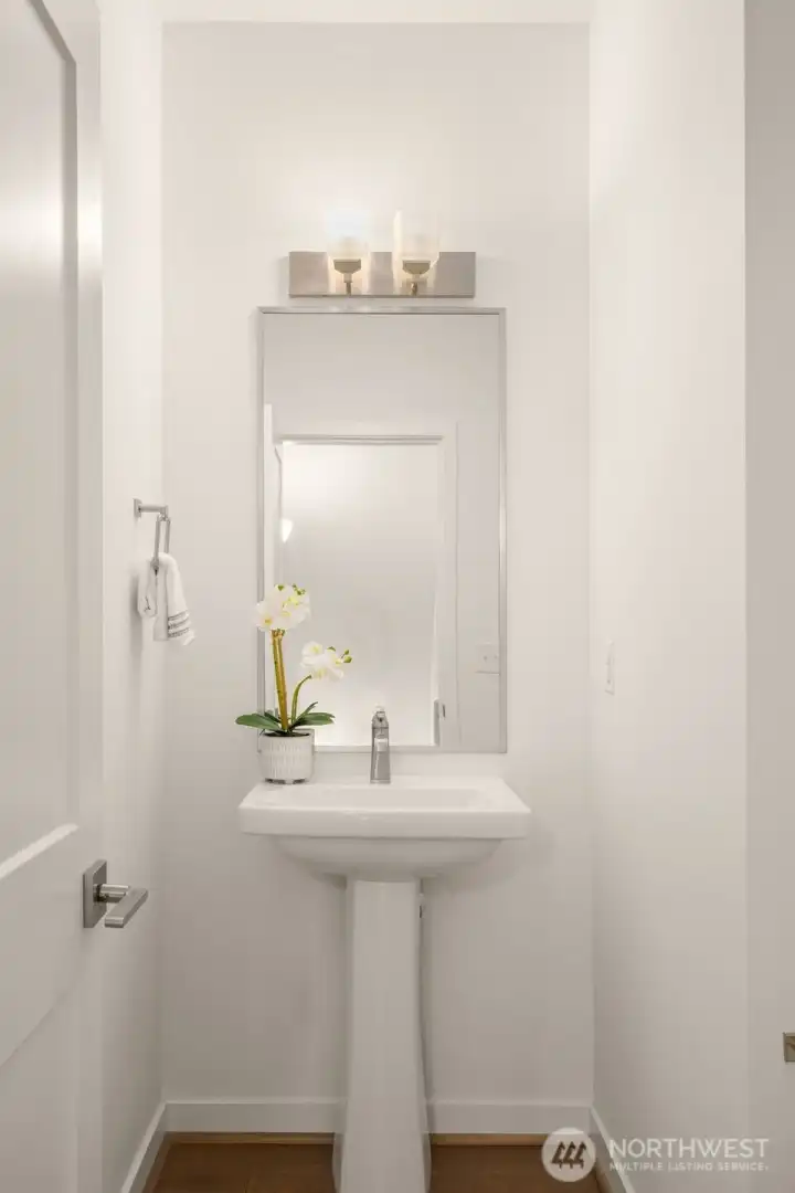 Powder room (staged)