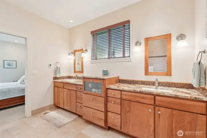 Primary Bathroom - Heated floors.