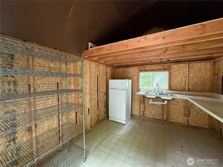 Start of a kitchen ready to be restored