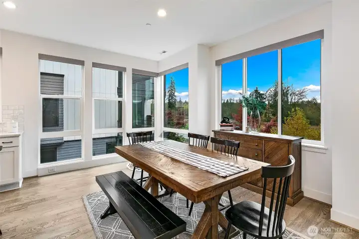 Floor to ceiling windows!