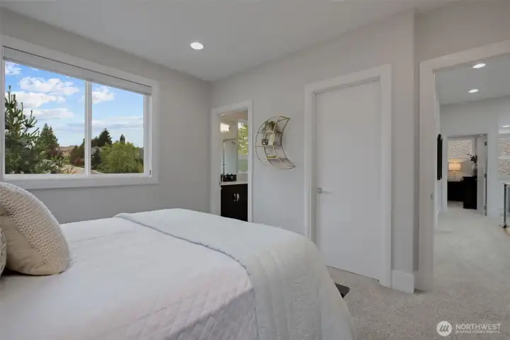 Attention to detail in this home does not stop with the living space and primary bedroom.