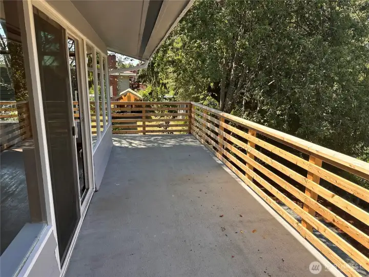 Large deck for relaxing Large deck for relaxing