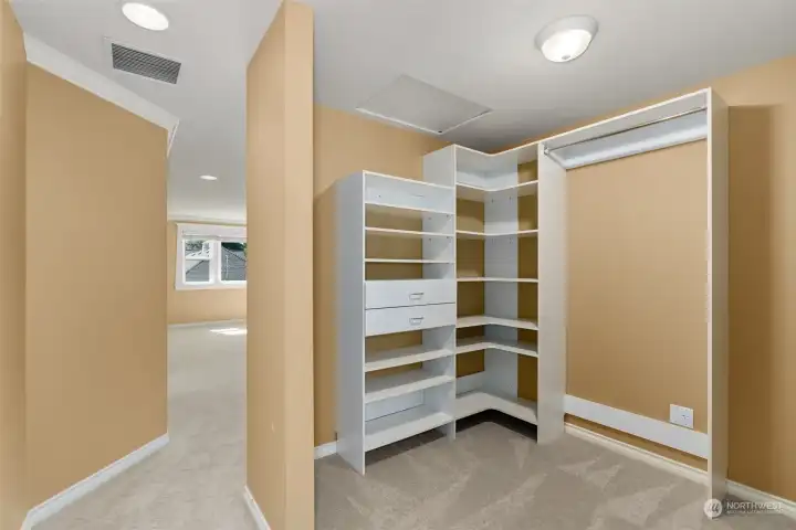 Walk-in Closet #2 in Primary Bed.