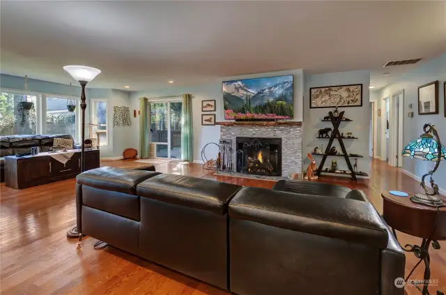 View Of 2nd Living Area From The Kitchen.