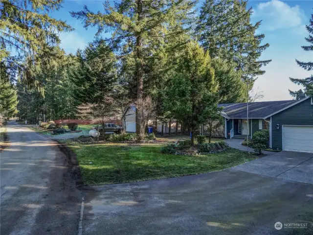 Private Road Is Tree Lined And Maintained By HOA.