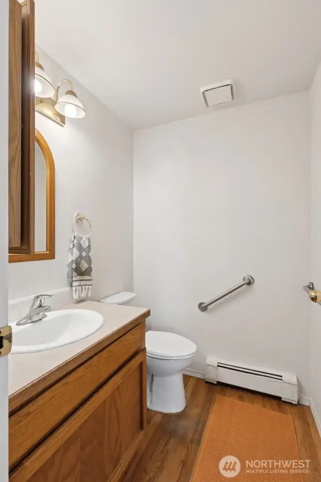 Main floor half bath