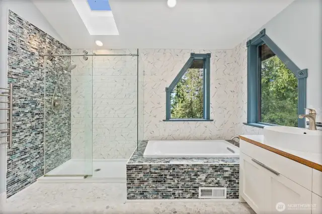 Enjoy Relaxing in the Large Soaking Tub